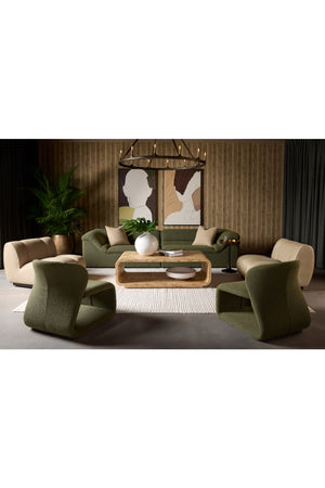 Modern European furniture - Rounded Modern Swivel Chair - www.oroa.com