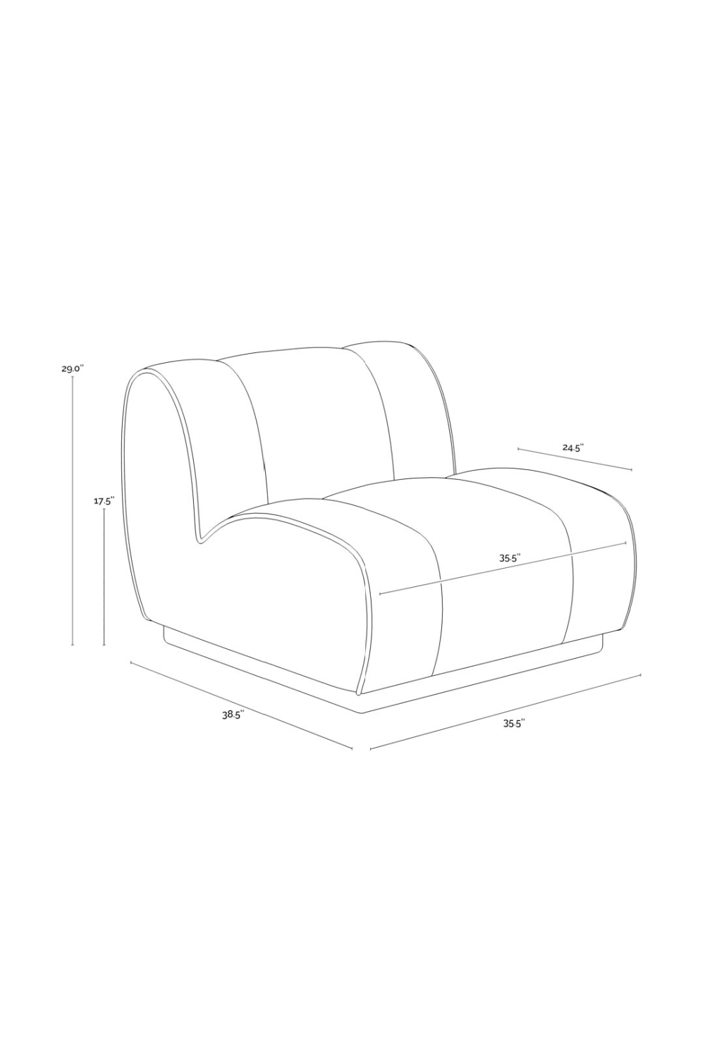 Modern European furniture - Rounded Modern Swivel Chair - www.oroa.com
