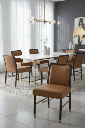 Rubberwood Framed Dining Chairs (2) Modern European furniture -  www.oroa.com
