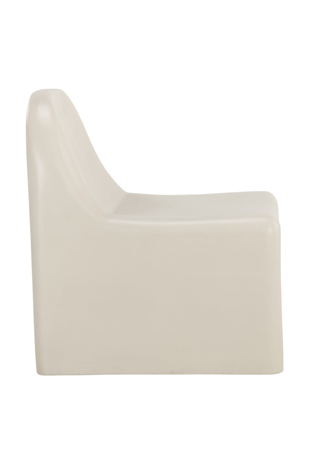 Modern European furniture - Cream Concrete Indoor/Outdoor Lounge Chair - www.oroa.com