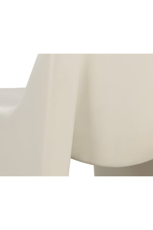 Modern European furniture - Cream Concrete Indoor/Outdoor Lounge Chair - www.oroa.com