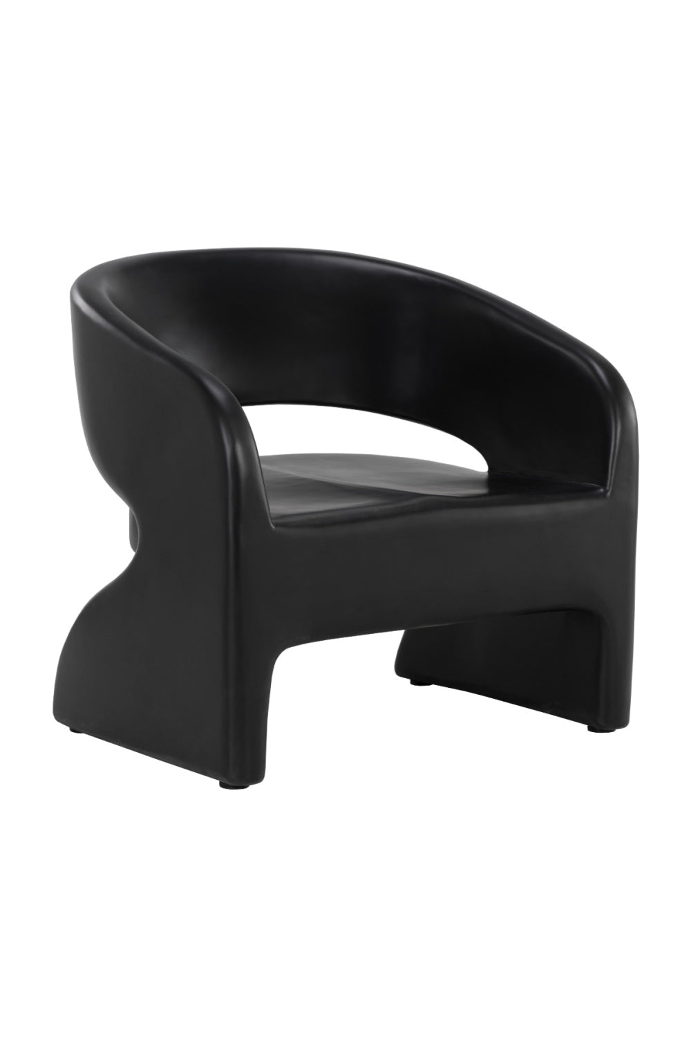 Modern European furniture - Black Indoor/Outdoor Lounge Chair - www.oroa.com