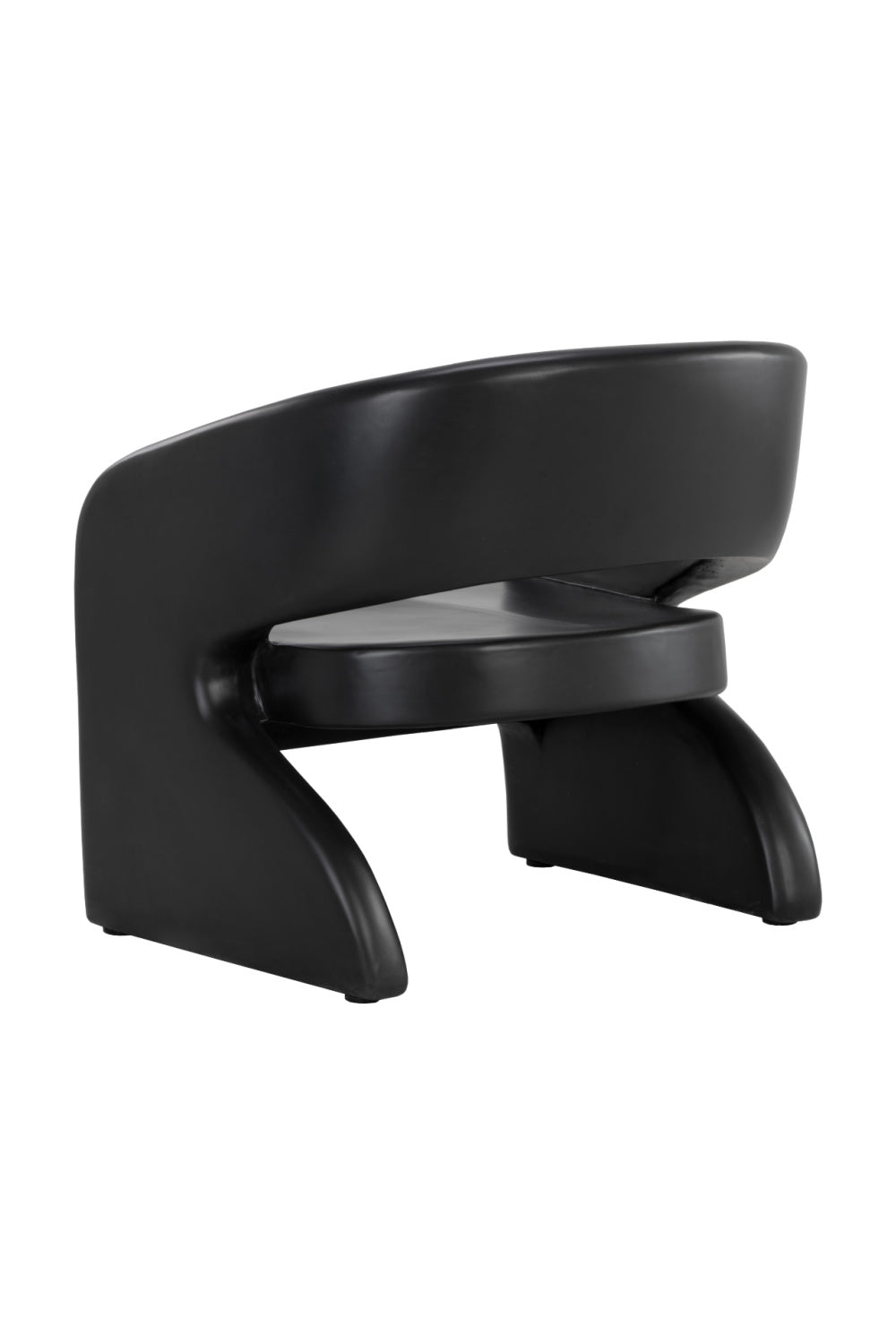 Modern European furniture - Black Indoor/Outdoor Lounge Chair - www.oroa.com