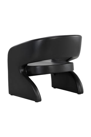 Modern European furniture - Black Indoor/Outdoor Lounge Chair - www.oroa.com