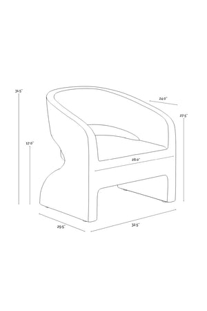 Modern European furniture - Black Indoor/Outdoor Lounge Chair - www.oroa.com