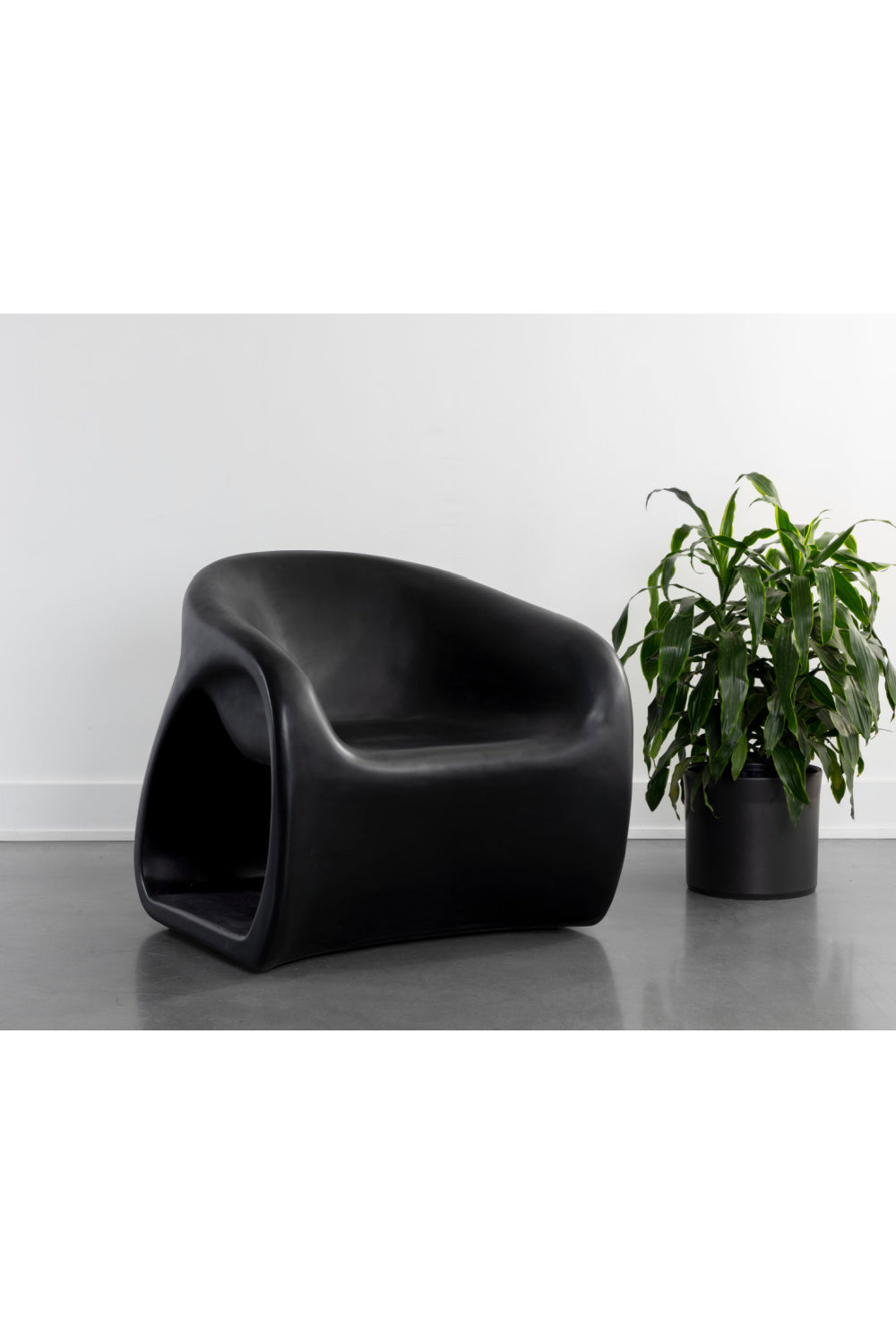 Modern European furniture - Molded Concrete Indoor/Outdoor Lounge Chair - www.oroa.com