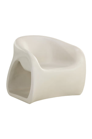 Modern European furniture - Molded Concrete Indoor/Outdoor Lounge Chair - www.oroa.com