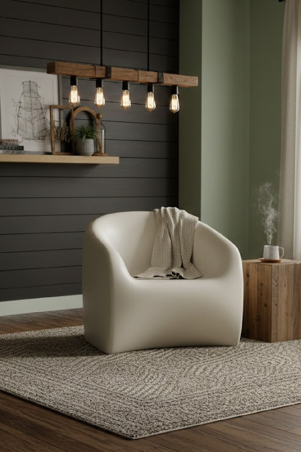 Modern European furniture - Molded Concrete Indoor/Outdoor Lounge Chair - www.oroa.com