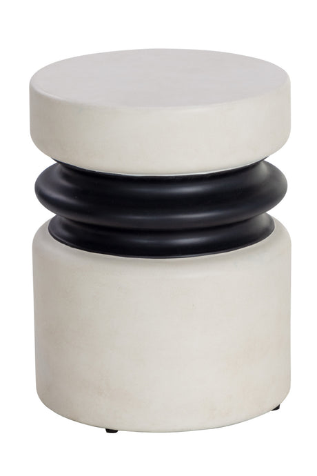 Modern European furniture - White Indoor/Outdoor End Table - www.oroa.com