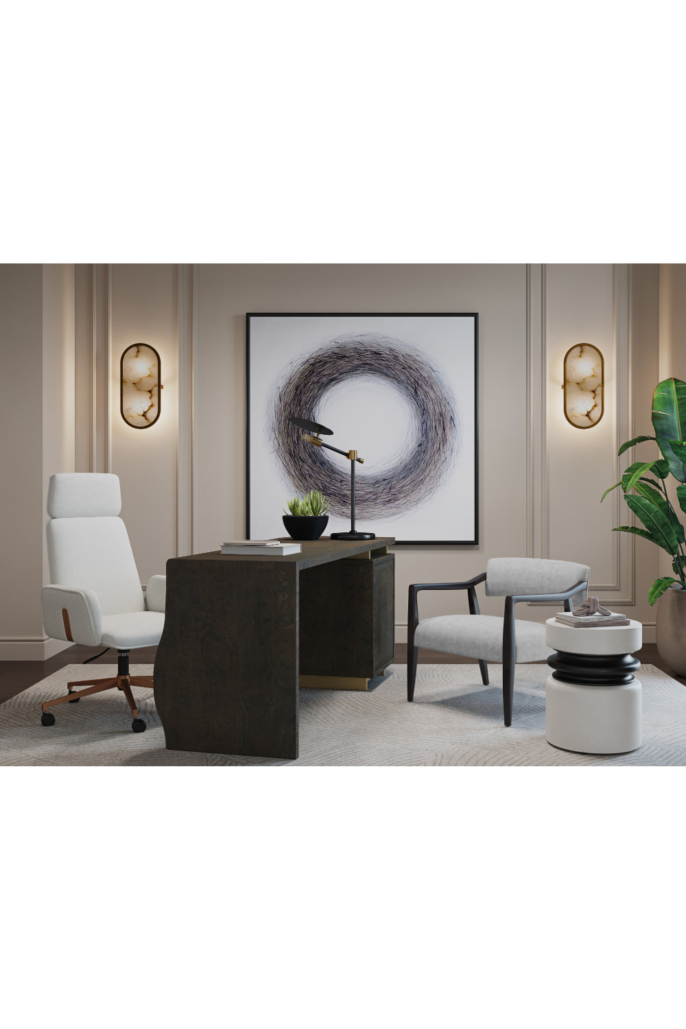   Modern European furniture - White Indoor/Outdoor End Table - www.oroa.com | Oroa.com