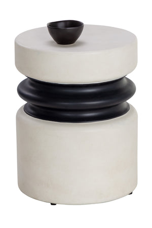   Modern European furniture - White Indoor/Outdoor End Table - www.oroa.com | Oroa.com