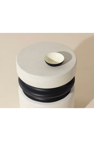   Modern European furniture - White Indoor/Outdoor End Table - www.oroa.com | Oroa.com