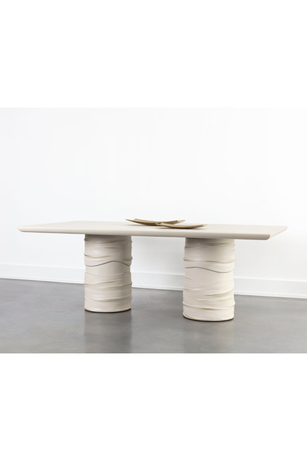   Modern European furniture - Cream Rectangular Indoor/Outdoor Dining Table - www.oroa.com | Oroa.com