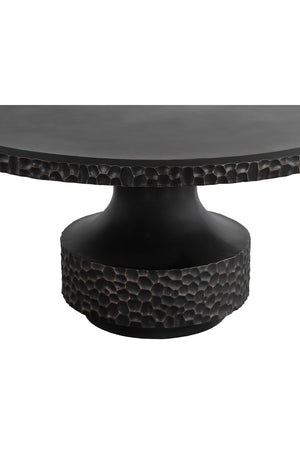   Modern European furniture - Black Concrete Indoor/Outdoor Dining Table - www.oroa.com | Oroa.com