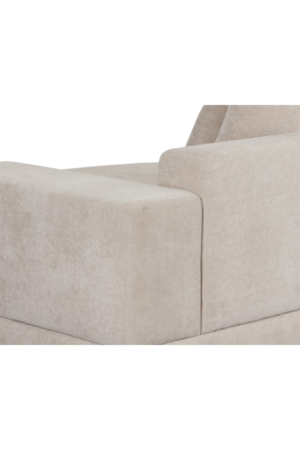 Modern European furniture - Cream Curved Seat Sofa - www.oroa.com