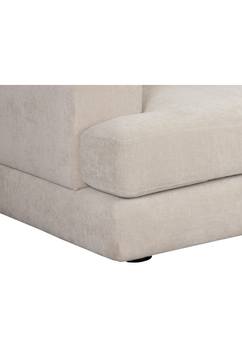 Modern European furniture - Cream Curved Seat Sofa - www.oroa.com