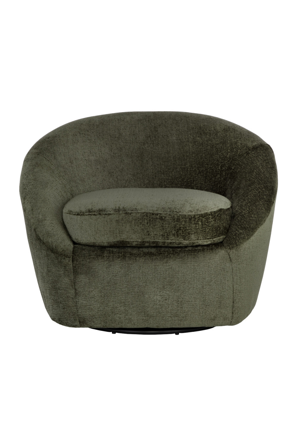Modern European furniture - Rounded Swivel Lounge Chair - www.oroa.com