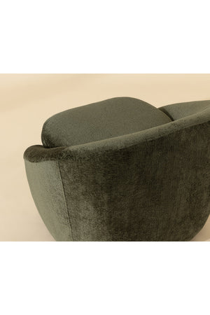Modern European furniture - Rounded Swivel Lounge Chair - www.oroa.com