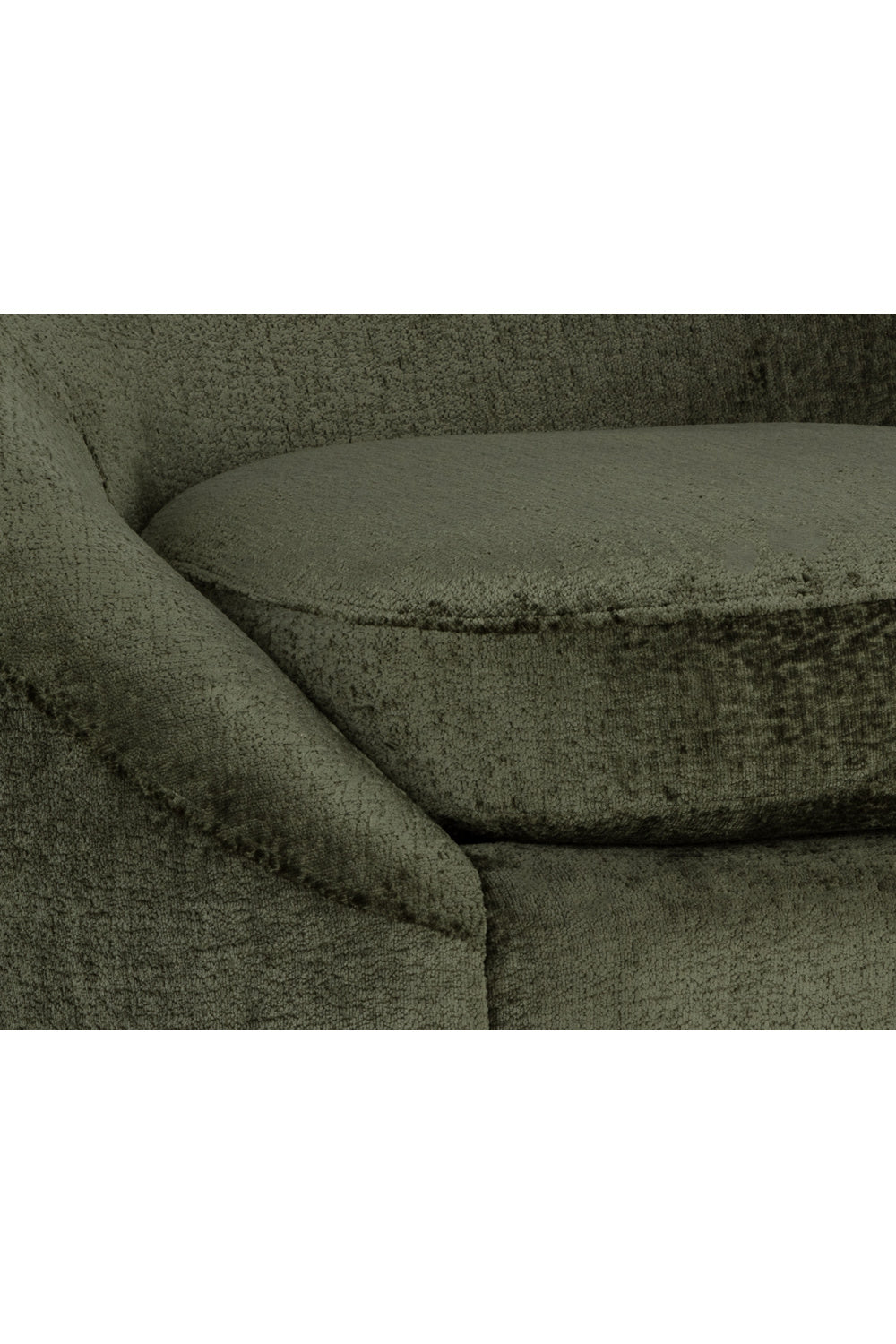 Modern European furniture - Rounded Swivel Lounge Chair - www.oroa.com