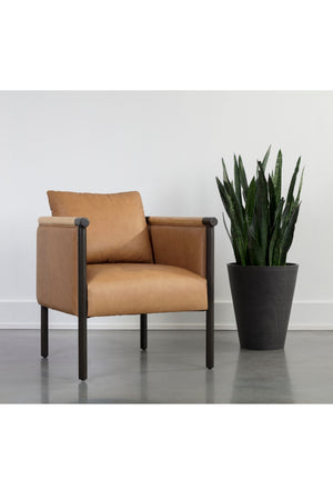 Modern European furniture - Curved Wood Frame Lounge Chair - www.oroa.com