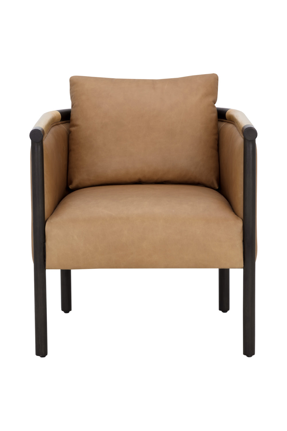 Modern European furniture - Curved Wood Frame Lounge Chair - www.oroa.com