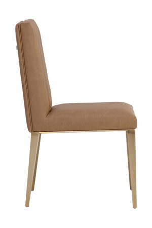   Modern European furniture - Vertical Channeled Dining Chairs (2) - www.oroa.com | Oroa.com
