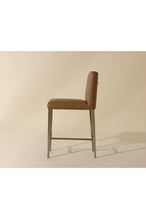 Modern European furniture - Contemporary Metal Frame Counter Stool - www.oroa.com