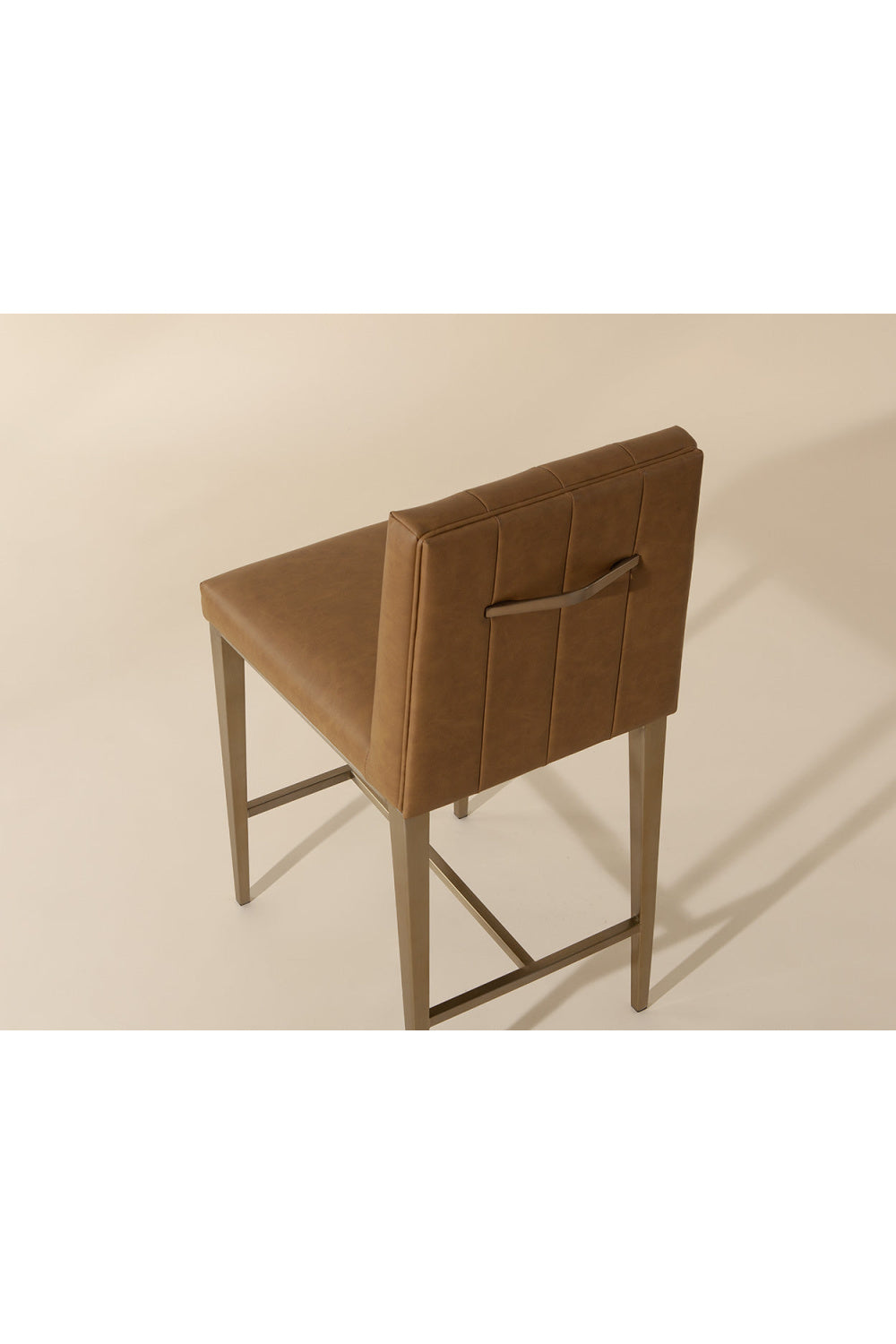 Modern European furniture - Contemporary Metal Frame Counter Stool - www.oroa.com