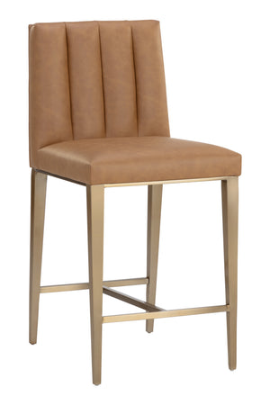 Modern European furniture - Contemporary Metal Frame Counter Stool - www.oroa.com