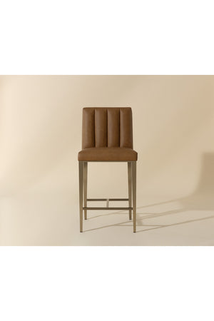 Modern European furniture - Contemporary Metal Frame Counter Stool - www.oroa.com