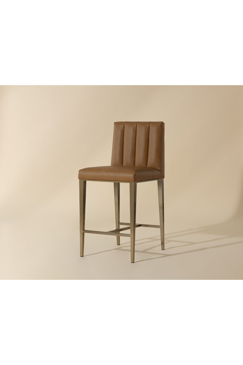 Modern European furniture - Contemporary Metal Frame Counter Stool - www.oroa.com
