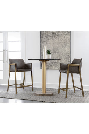 Modern European furniture - Sloped Back Counter Stool - www.oroa.com
