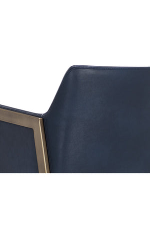 Modern European furniture - Leather-Look Bar Stool - www.oroa.com