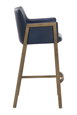 Modern European furniture - Leather-Look Bar Stool - www.oroa.com