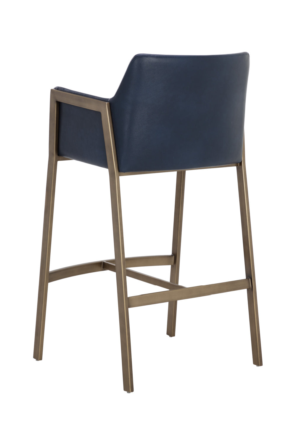 Modern European furniture - Leather-Look Bar Stool - www.oroa.com