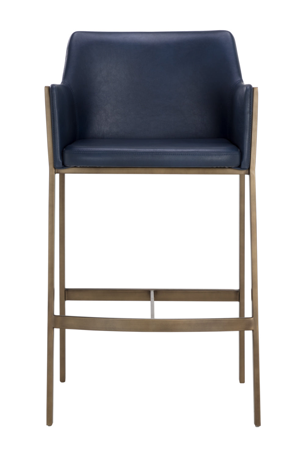 Modern European furniture - Leather-Look Bar Stool - www.oroa.com
