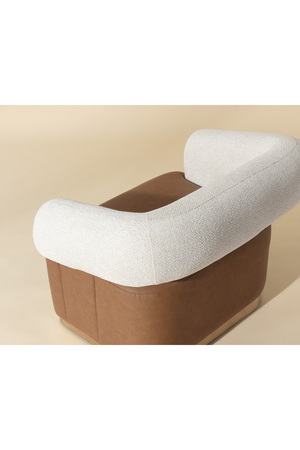 Modern European furniture - Two-Toned Swivel Lounge Chair - www.oroa.com