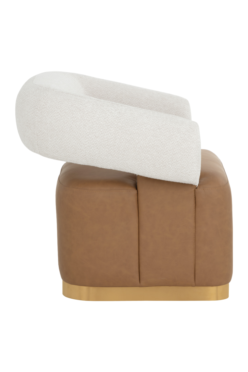 Modern European furniture - Two-Toned Swivel Lounge Chair - www.oroa.com