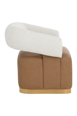 Modern European furniture - Two-Toned Swivel Lounge Chair - www.oroa.com