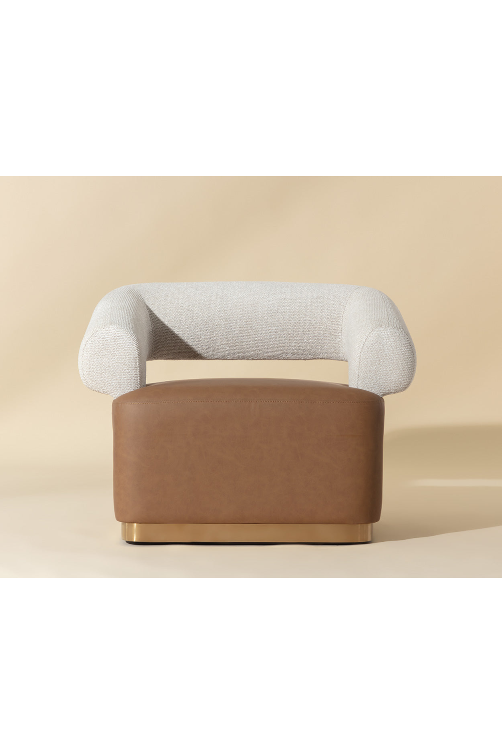 Modern European furniture - Two-Toned Swivel Lounge Chair - www.oroa.com