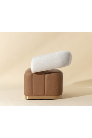 Modern European furniture - Two-Toned Swivel Lounge Chair - www.oroa.com