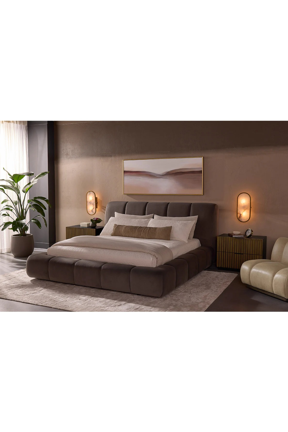   Modern European furniture - Oval Alabaster Wall Lamp - www.oroa.com | Oroa.com