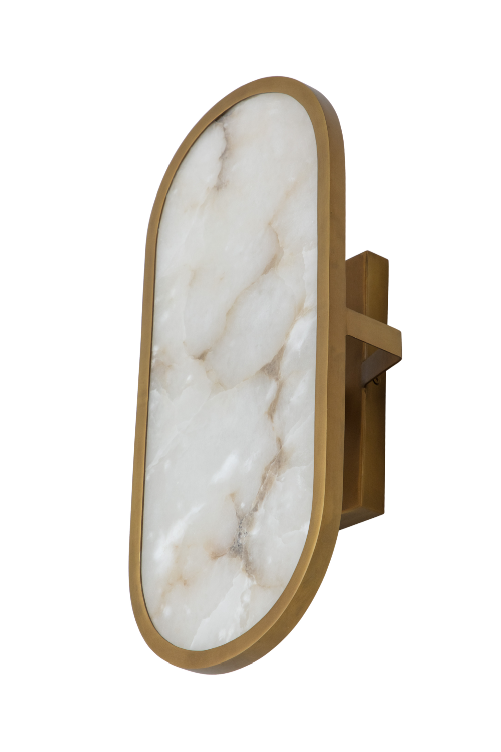   Modern European furniture - Oval Alabaster Wall Lamp - www.oroa.com | Oroa.com