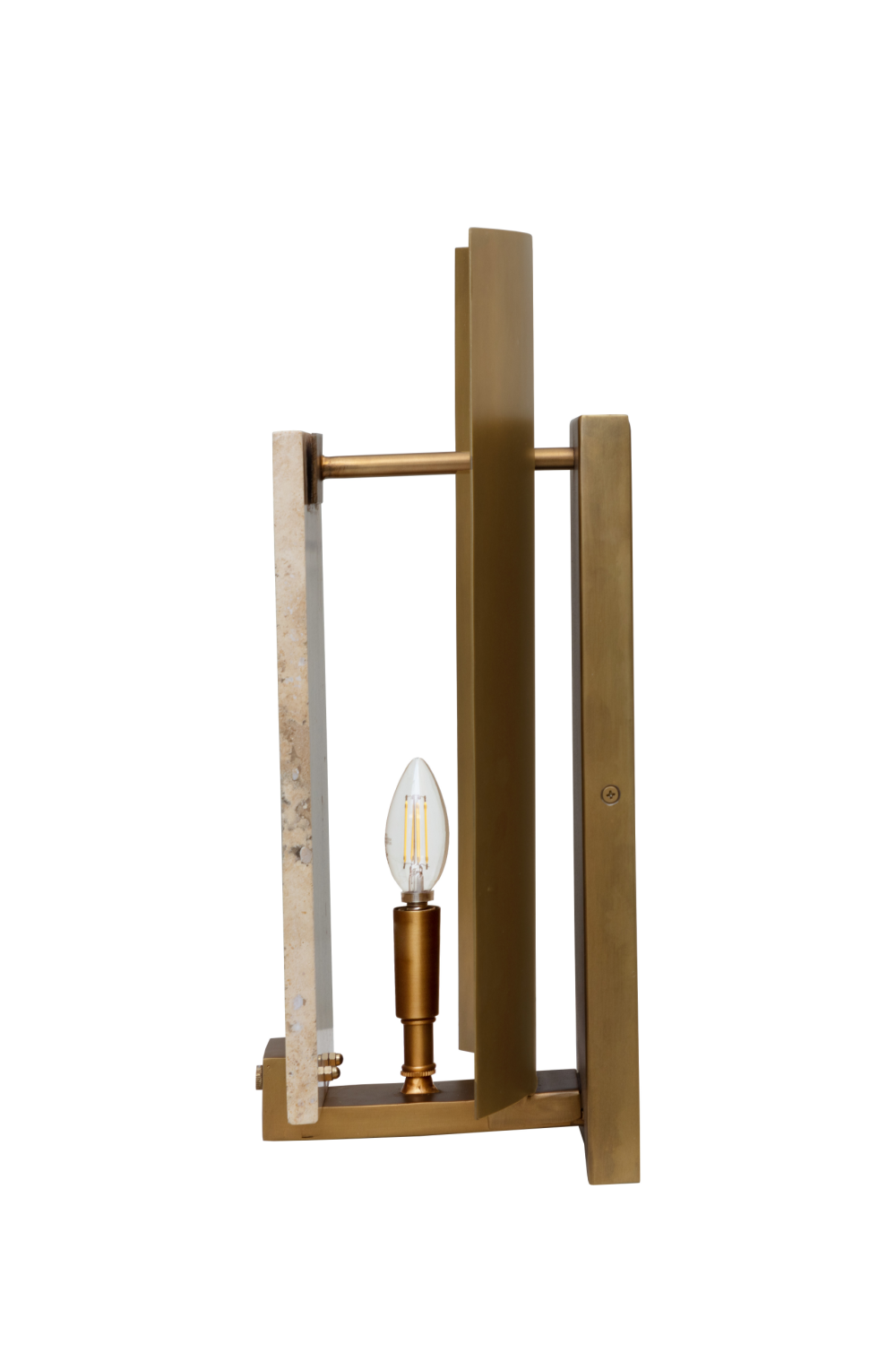 Modern European furniture - Travertine Wall Lamp - www.oroa.com