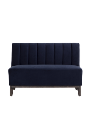 Modern European furniture - Blue Tufted-Back Banquette - www.oroa.com