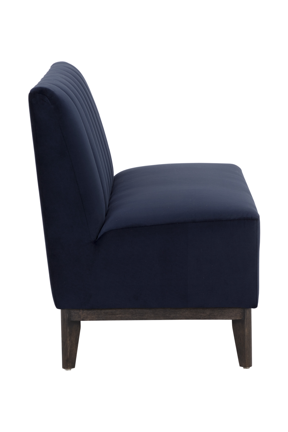 Modern European furniture - Blue Tufted-Back Banquette - www.oroa.com