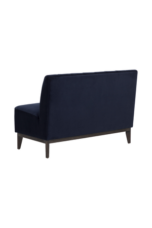 Modern European furniture - Blue Tufted-Back Banquette - www.oroa.com