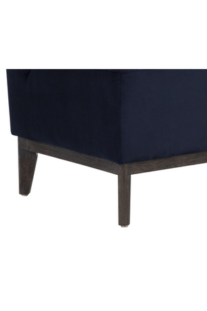 Modern European furniture - Blue Tufted-Back Banquette - www.oroa.com