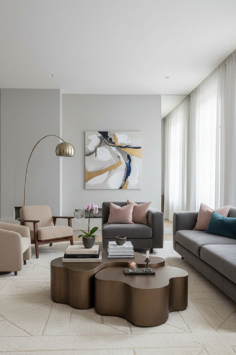 Antique Brass Nesting Coffee Tables | Splendido Boise | Oroa.com