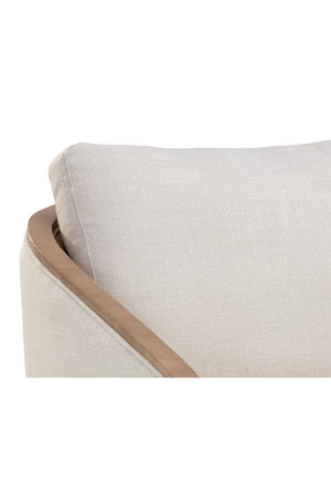 Birch Wood Frame Swivel Chair | Splendido Tasia | Oroa.com